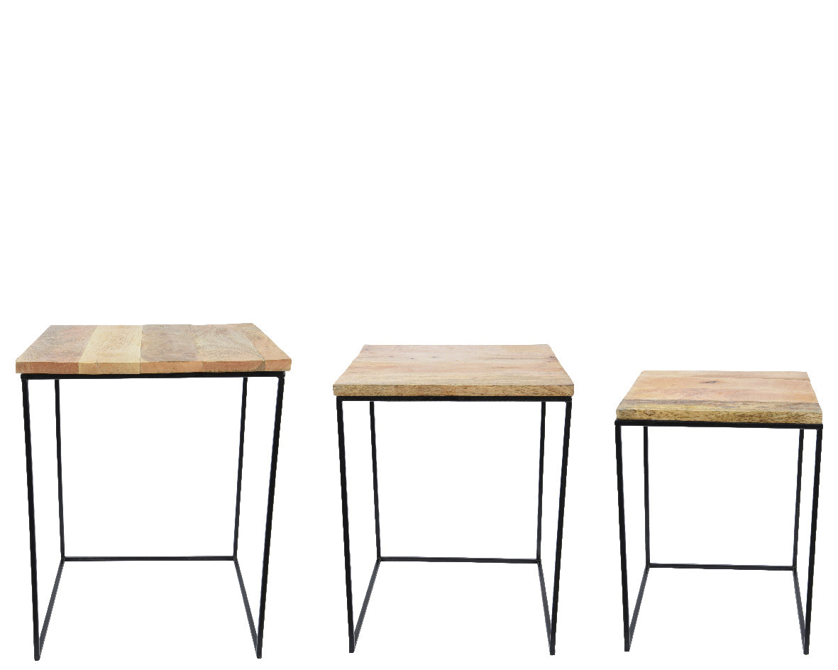 Kaemingk 40cm Mangowood Indoor Side Table