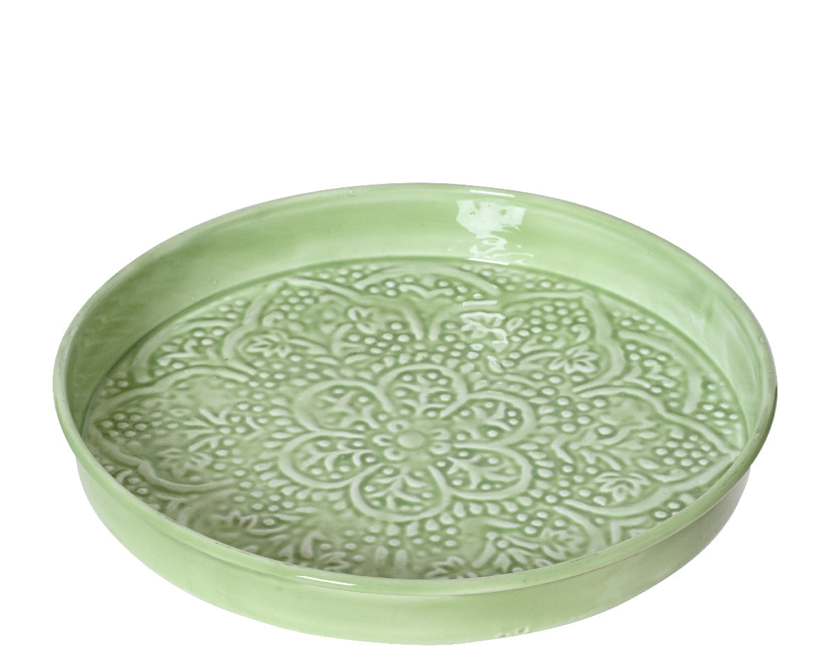 Kaemingk 22cm Decorative Plate Iron with Enaml Finsih