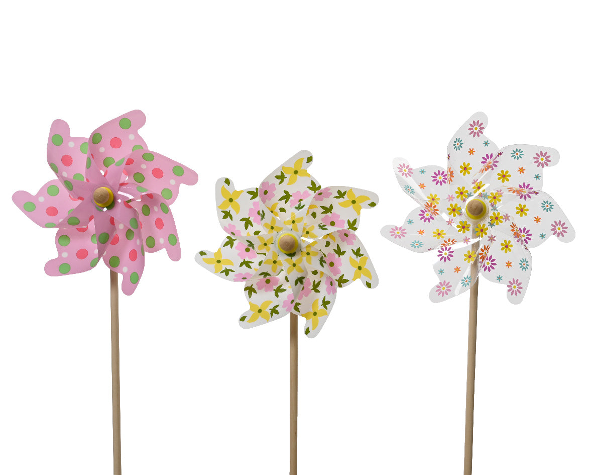 Kaemingk 75cm PVC Windmill (Choice of 3)