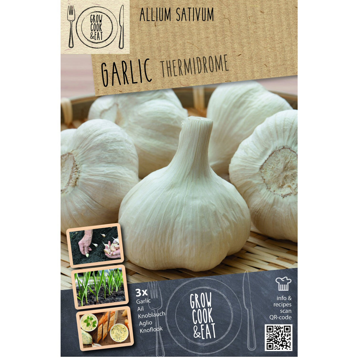 Kapiteyn Thermidrome Garlic Sets - Pack of 3