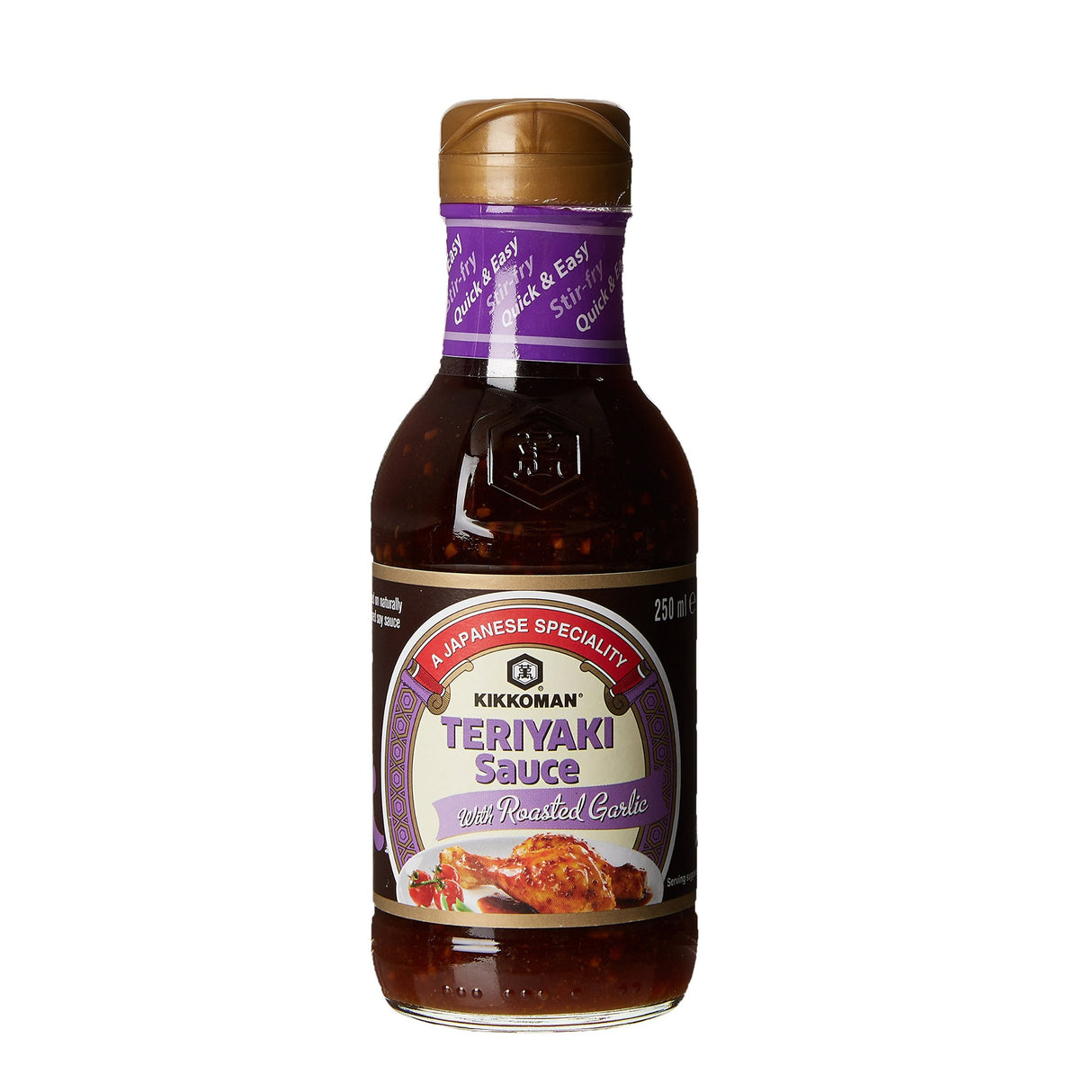Kikkoman 250ml Teriyaki Sauce with Roasted Garlic