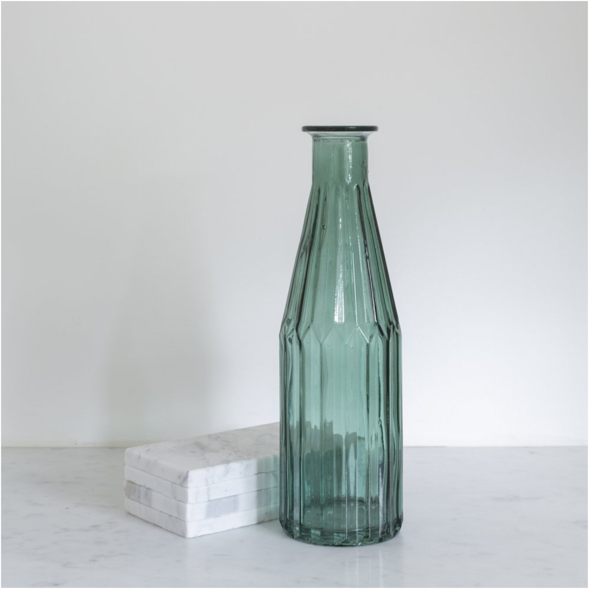Grand Illusions Vase Rene Sea Green Tall