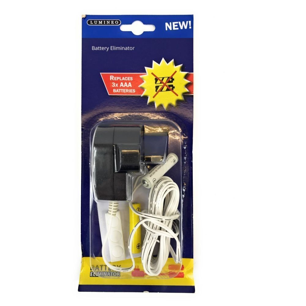Lumineo 4.5V Battery Eliminator for a 3xAAA Indoor Item