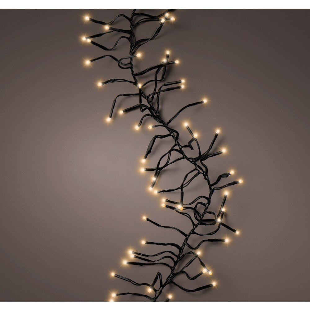 Lumineo 1512 Classic Warm LED Twinkle Cluster Lights (14m)