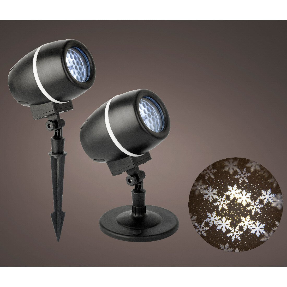 Lumineo LED Spinning Snowflake Projector