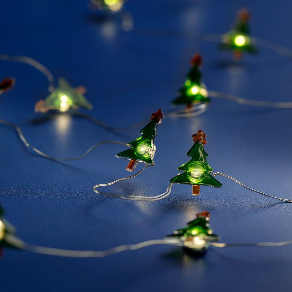 Lumineo 20 Warm White Micro LED Christmas Character String Lights (Choice of 3) (1.9m)