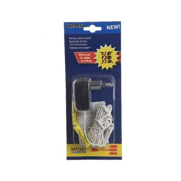 Lumineo 4.5V Battery Eliminator for 3 x 3AAA Indoor Items