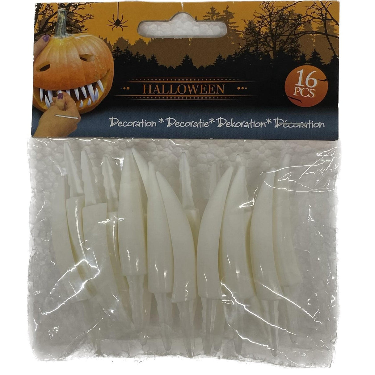 Koopman Pumpkin Teeth - Pack of 16