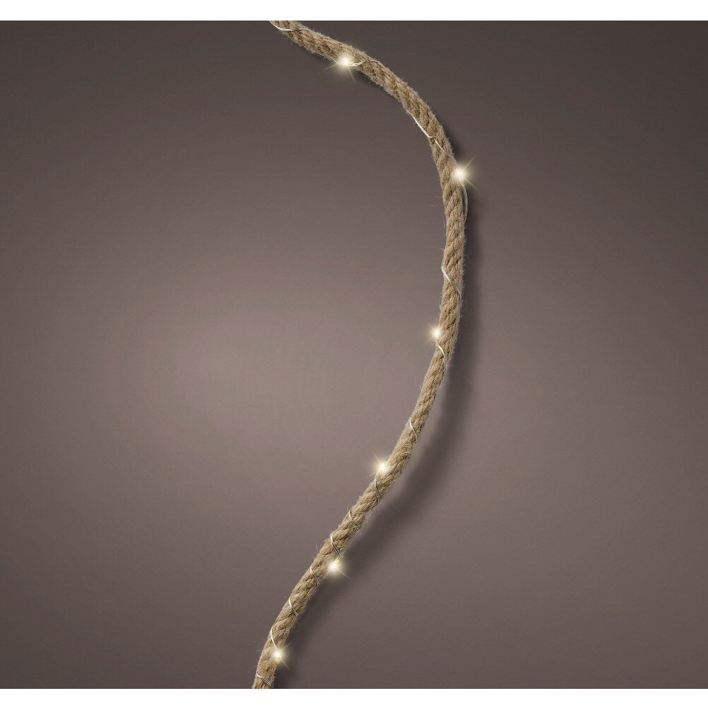 Lumineo 60 Warm White LED Micro Wire Rope Light (3m)