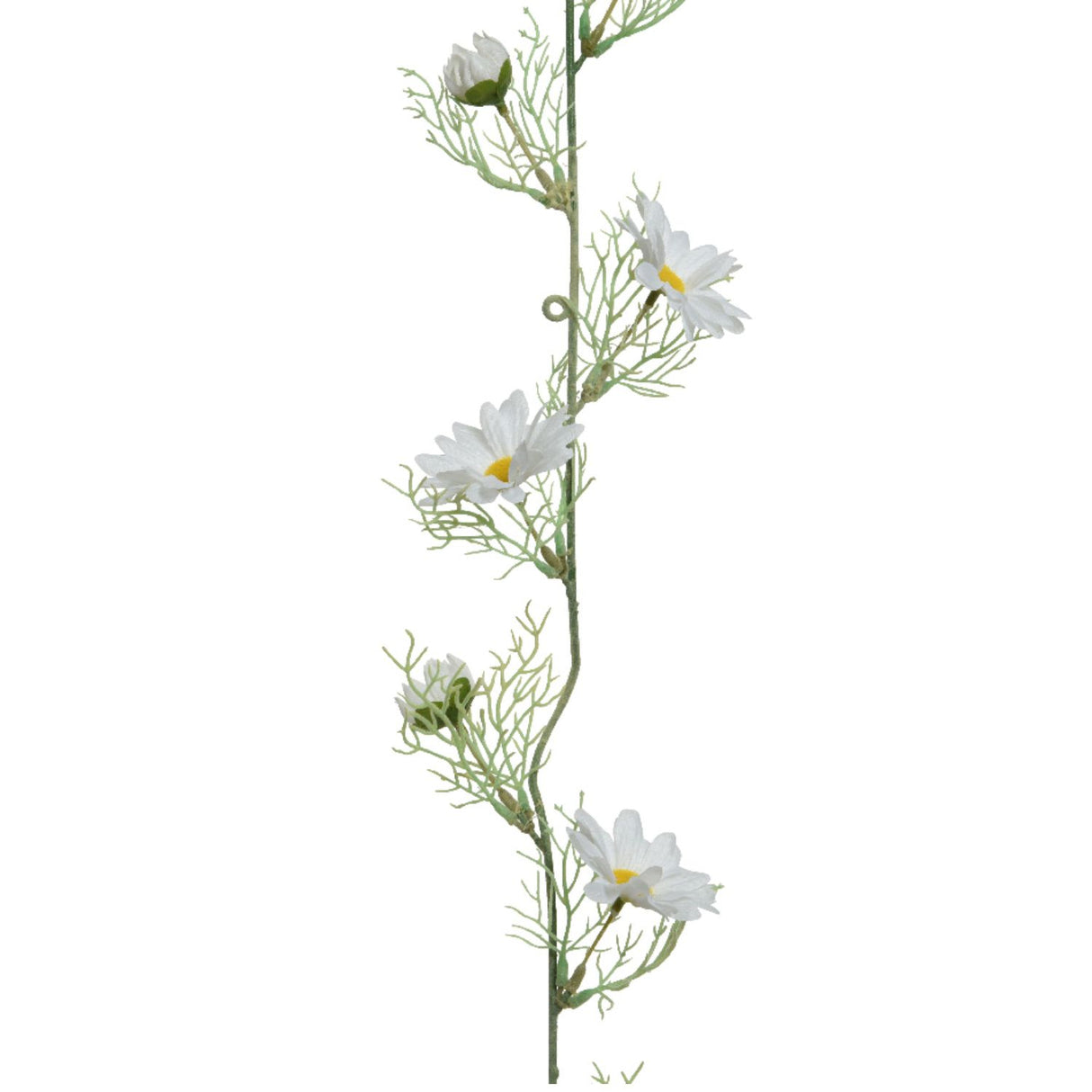 Decoris 180cm White Artificial Daisy Garland