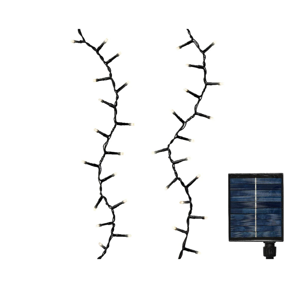 Lumineo 1000 LED Warm White Solar Compact Twinkle Lights