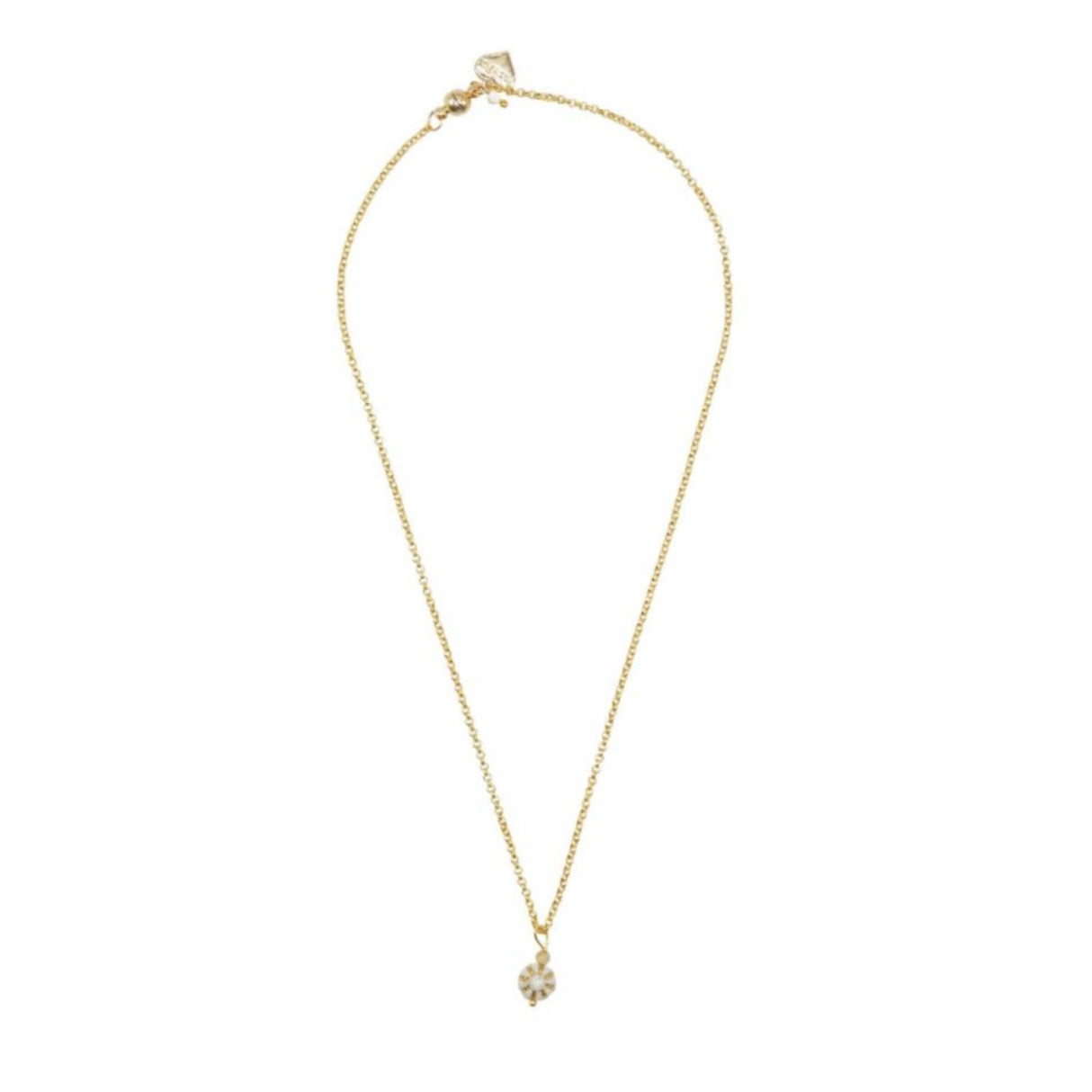 Rosie Fox Gold Quartz Gemstone Belle chain Necklace