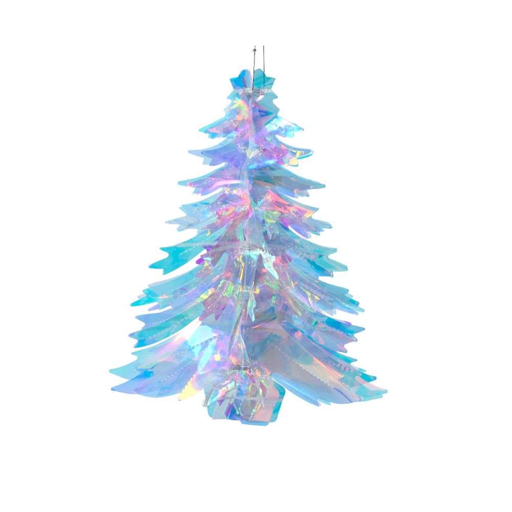 Decoris 33cm Tree Hanging Decoration - Iridescent