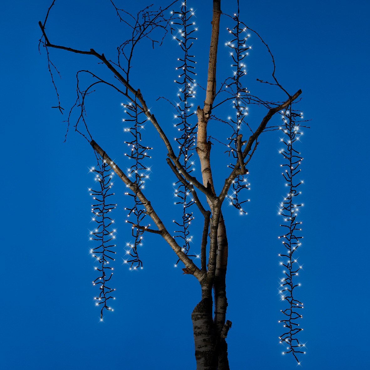 Lumineo 480 Cool White LED Cascade Outdoor Lights (2m)