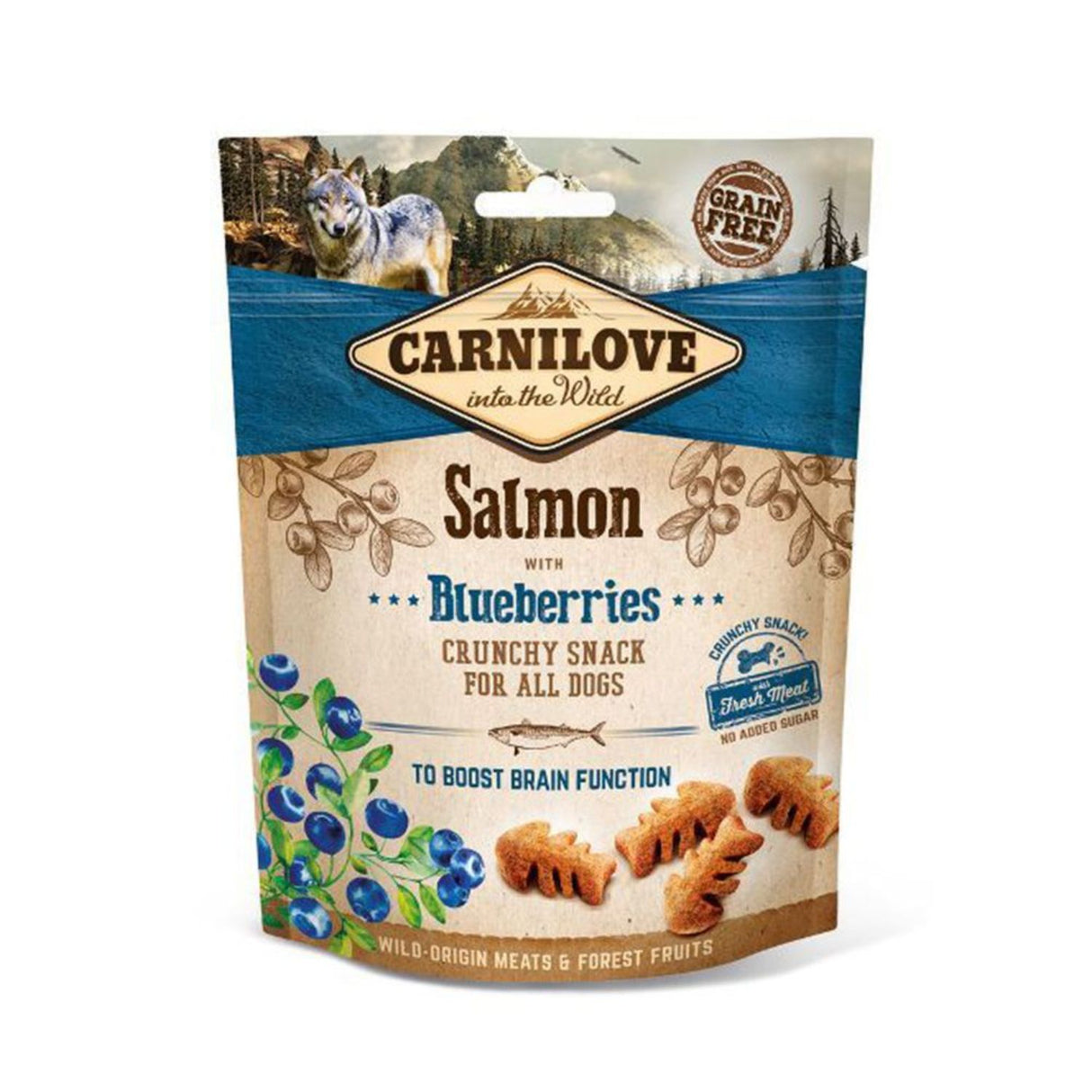 Carnilove 200g Crunchy Salmon with Blueberries Dog Treats