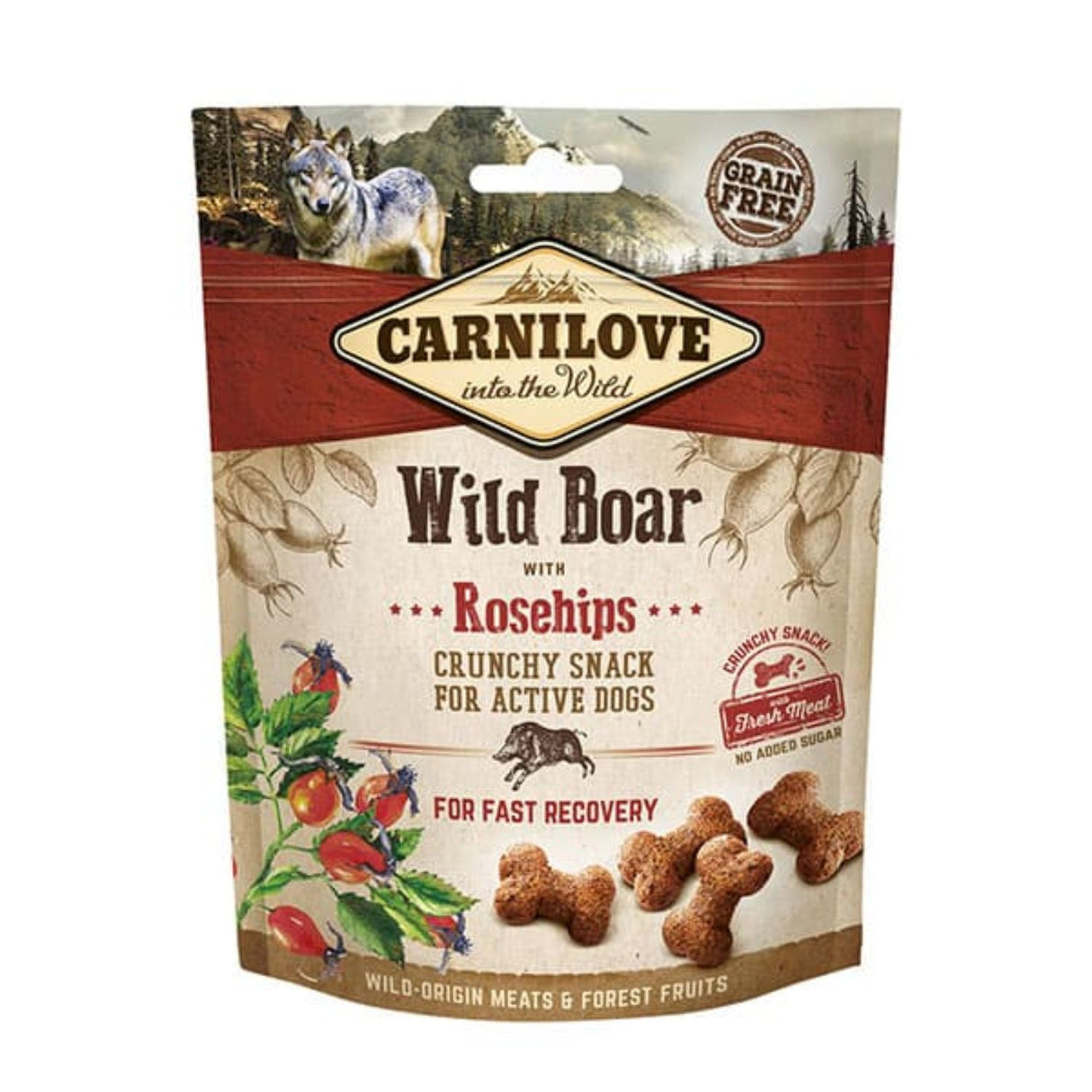Carnilove 200g Crunchy Wild Boar & Rosehips Dog Treats