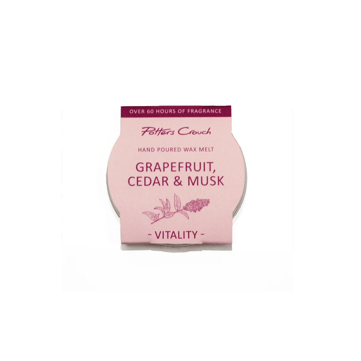 Potters Crouch Grapefruit Cedar & Musk Melt Pot Old Railway Line