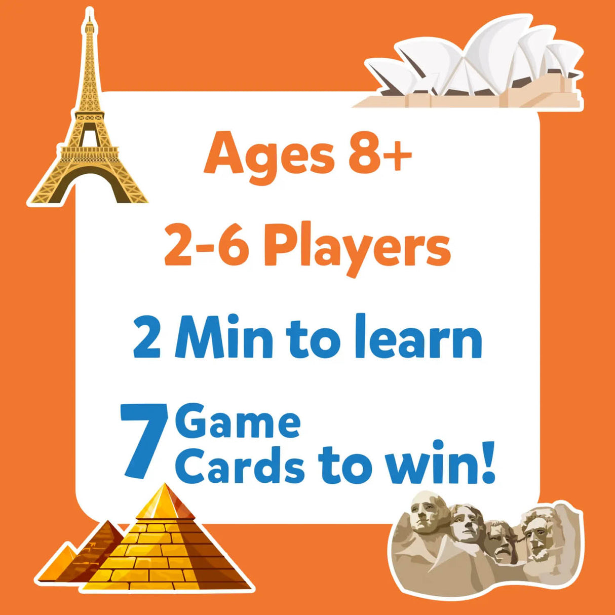 Skillmatics Guess in 10: Countries of the World Trivia Card Game (Ages 8+)