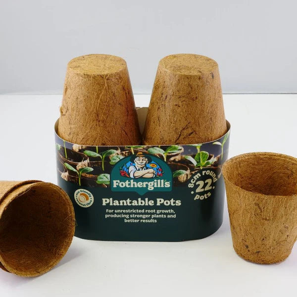 Fothergils 8cm Plantable Pots - 22 Pack