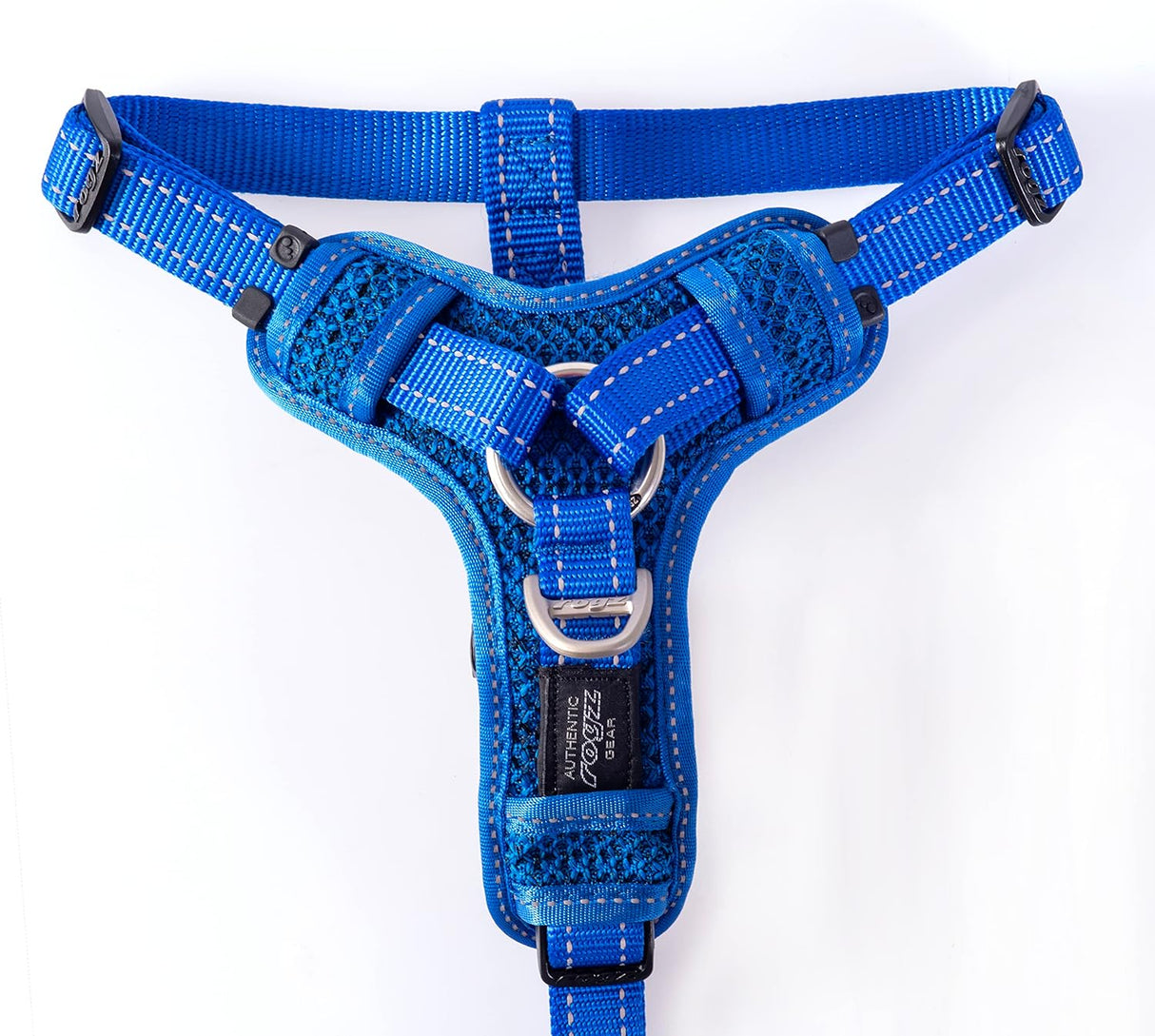 Rogz 75cm Control Harness Reflective Large Blue