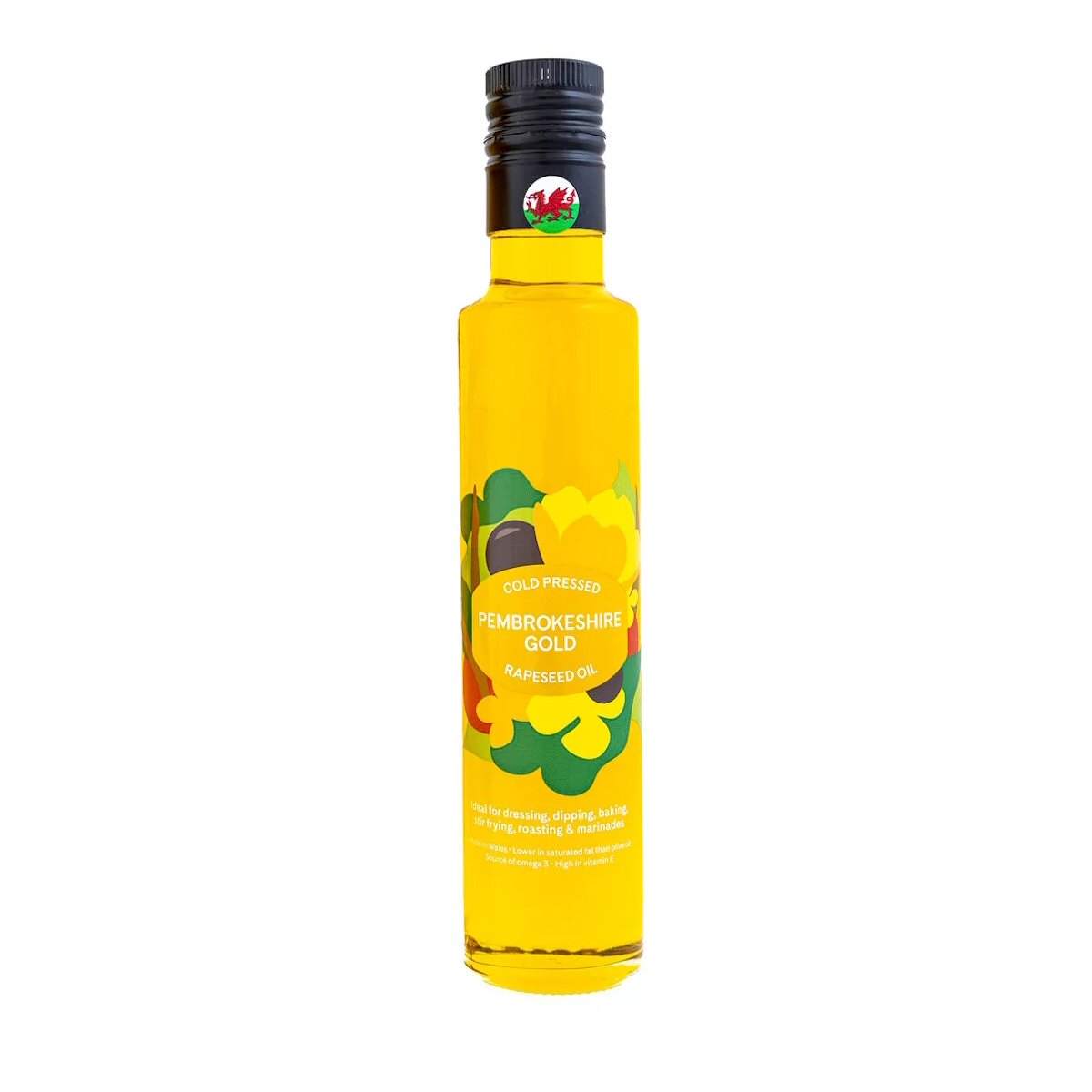 Pembrokeshire Gold 250ml Original Cold Pressed Rapeseed Oil