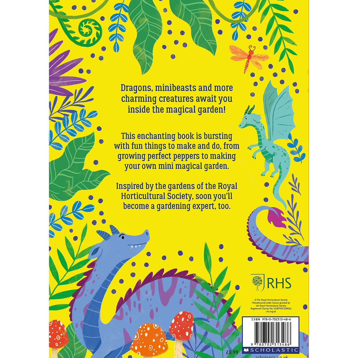 RHS My Magical Garden Children's Activity Book by Emily Hibbs & Mel Armstrong