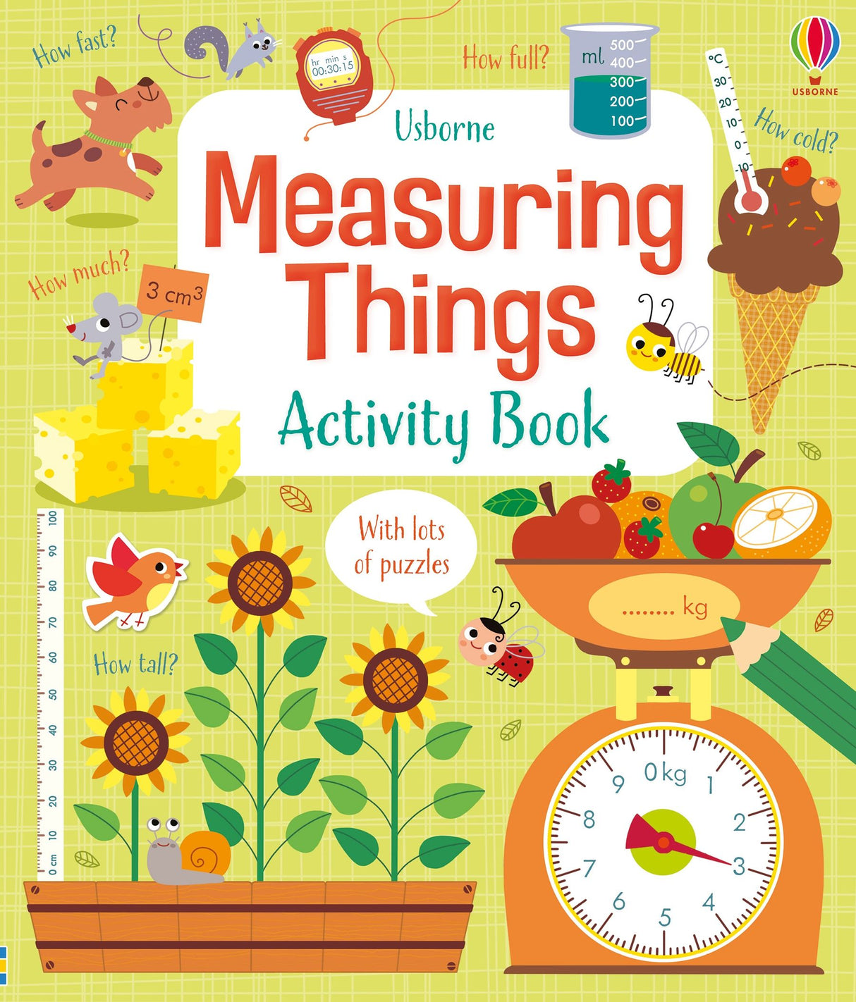 Usborne Measuring Things Children's Activity Book by Lara Bryan