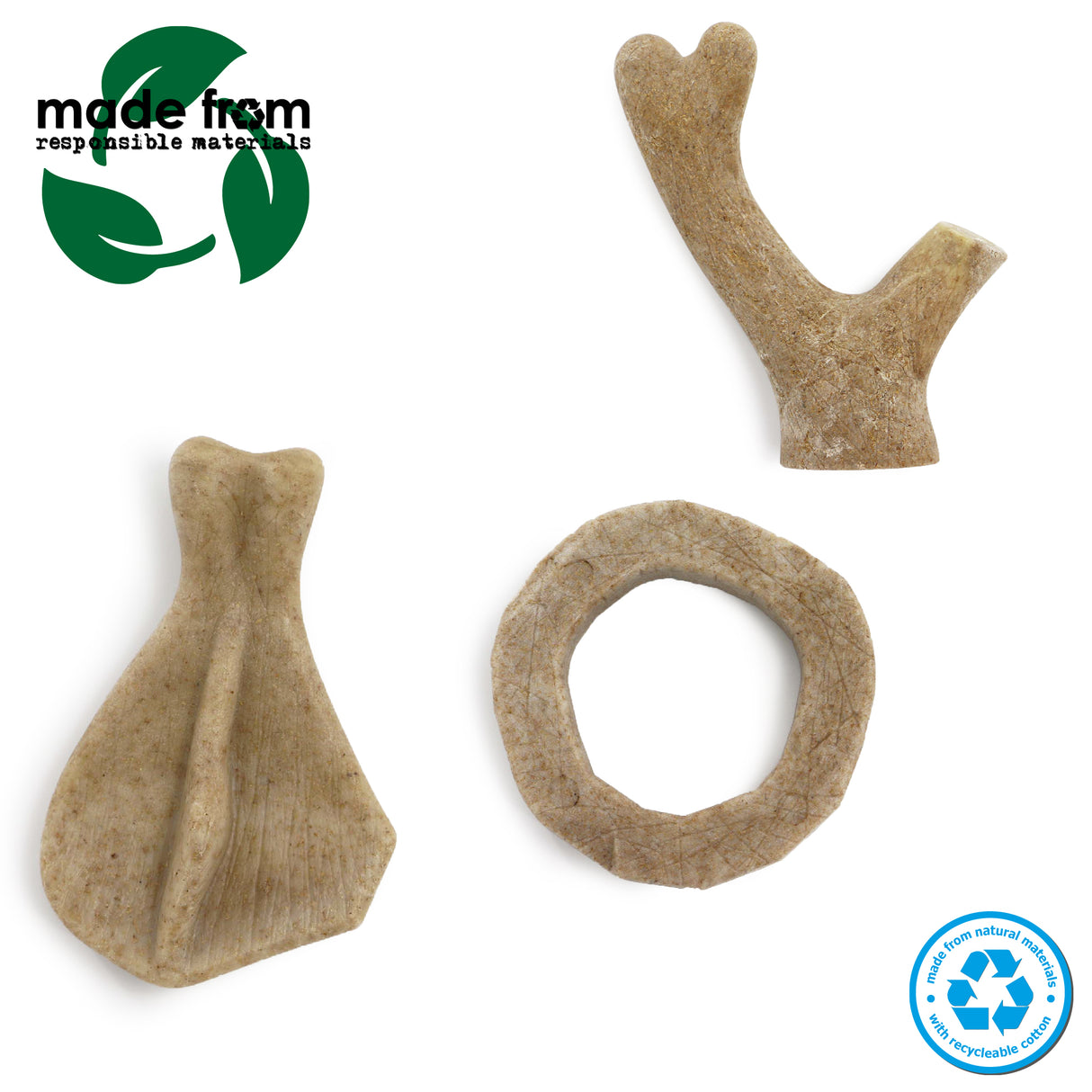 Ancol Eco-Friendly Meaty Chew Toy (Choice of 3)