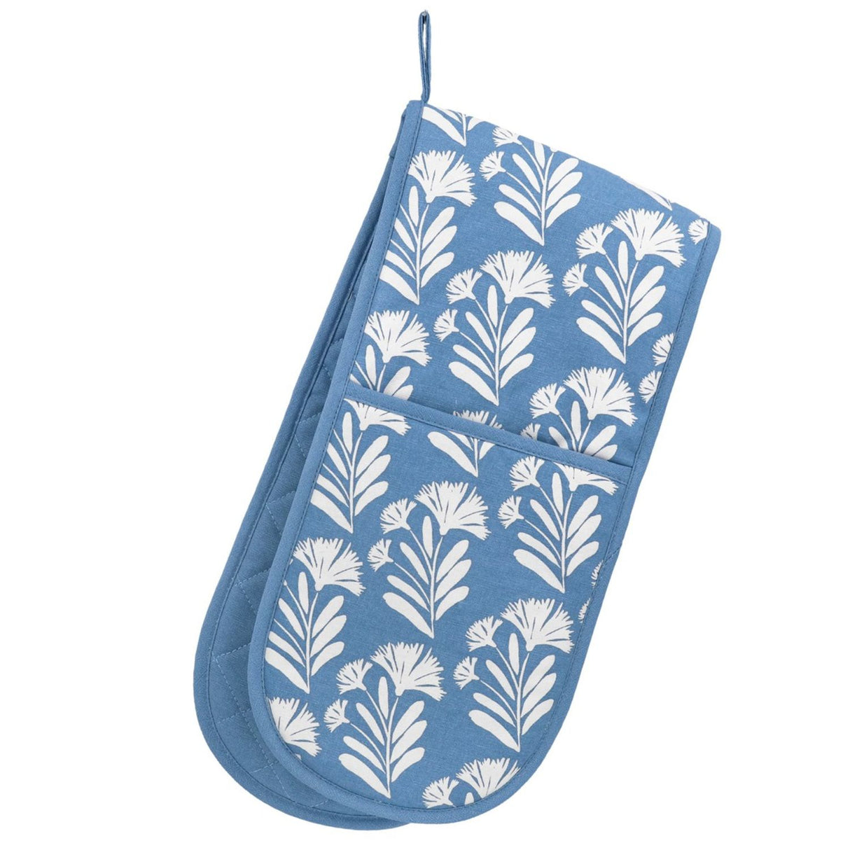 Gisela Graham Country Flowers Cotton Double Oven Glove