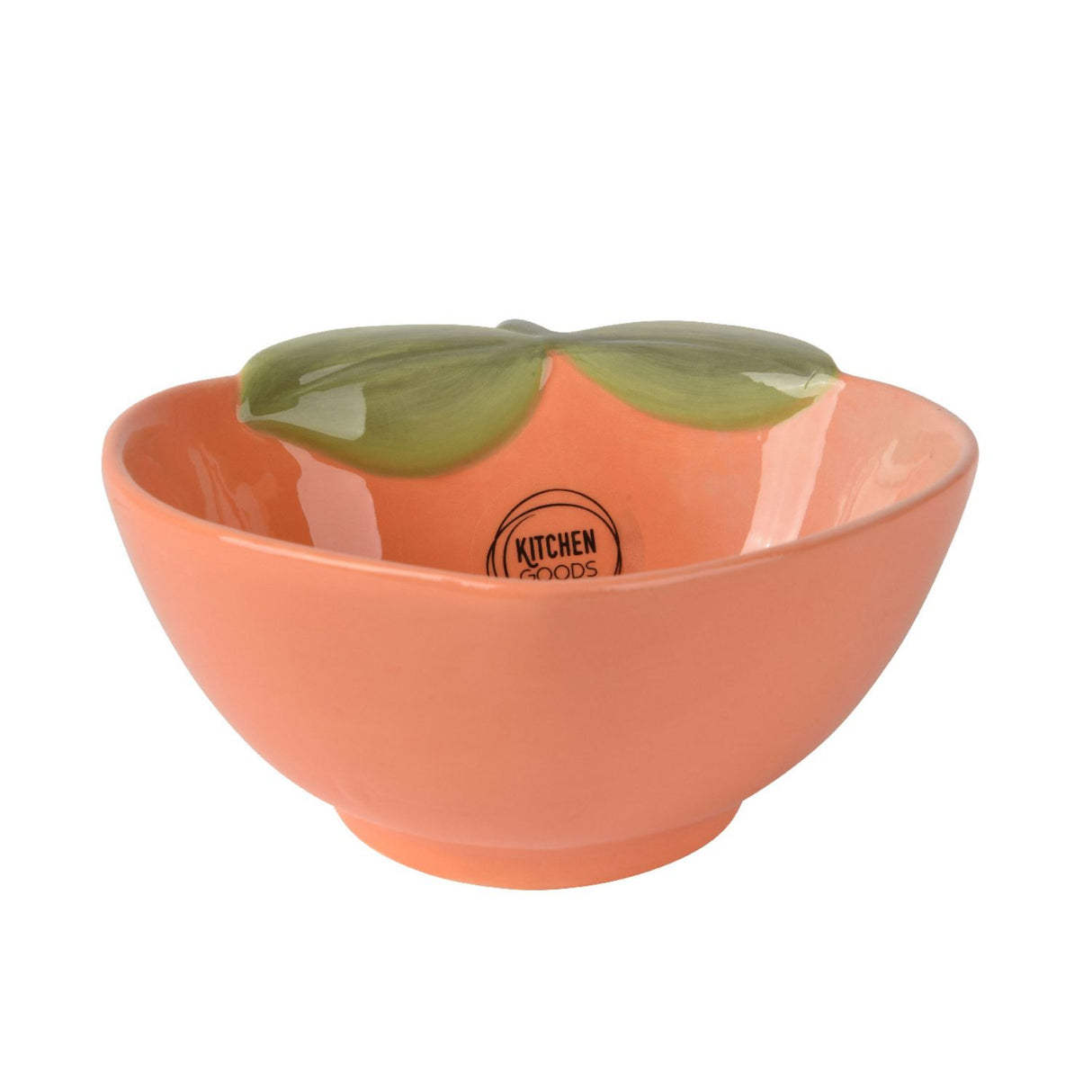 Kaemingk 11cm Bowl Dolomite Peach Shiny Peach