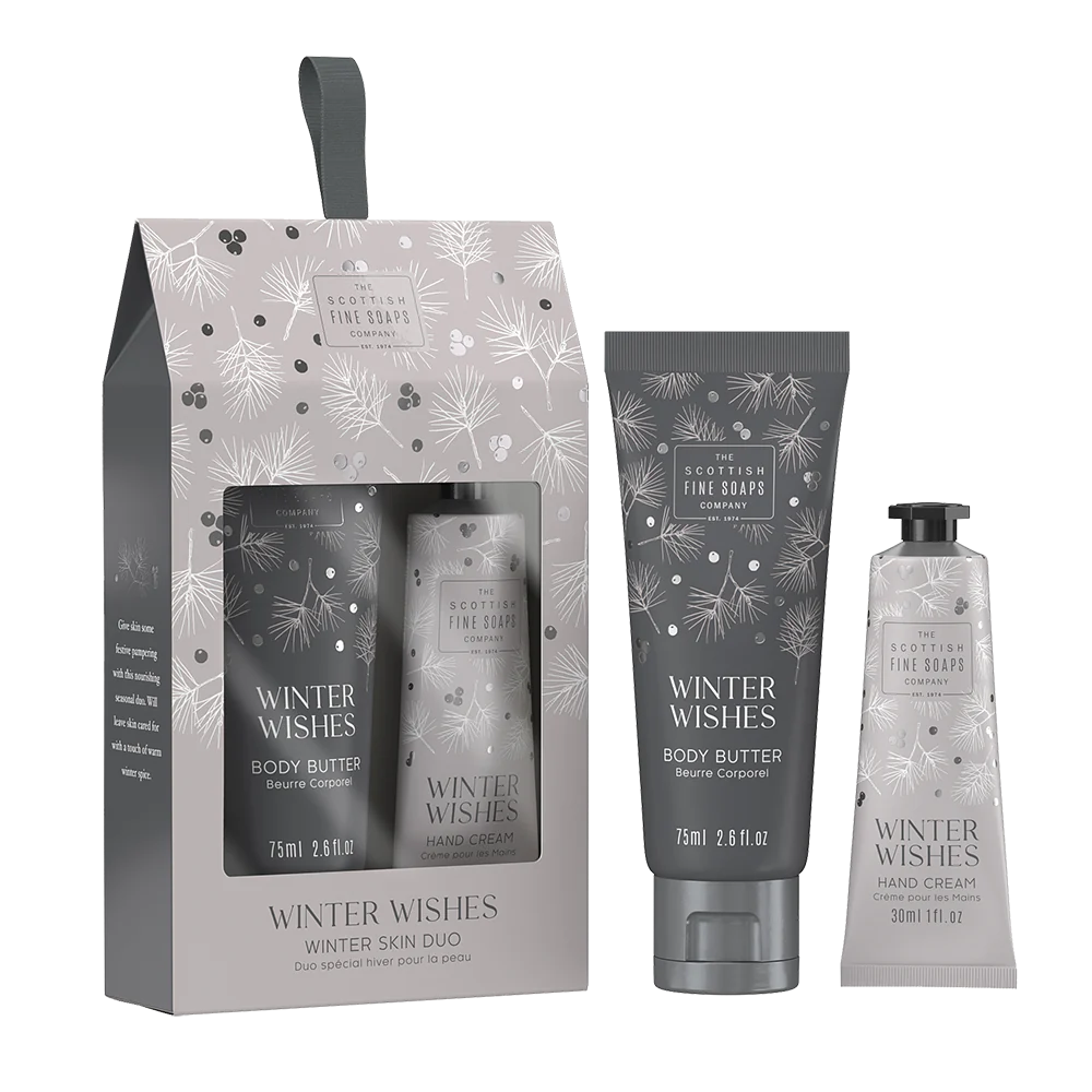 The Scottish Fine Soaps Co Winter Wishes Skin Care Duo Set