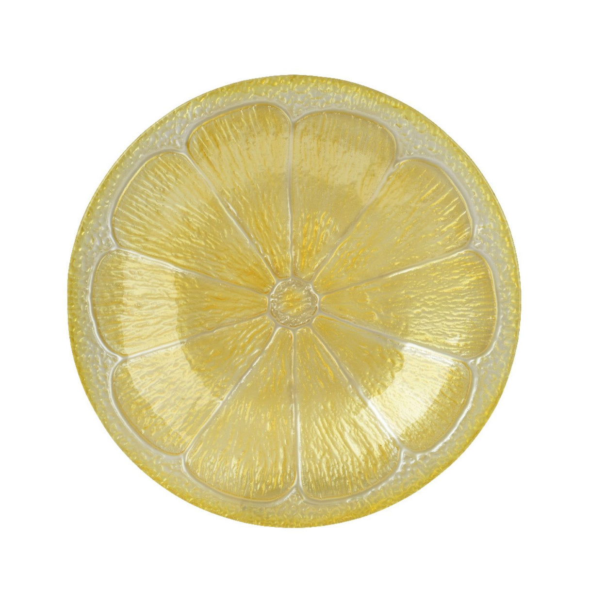 Kaemingk 41cm Lemon Glass Bowl