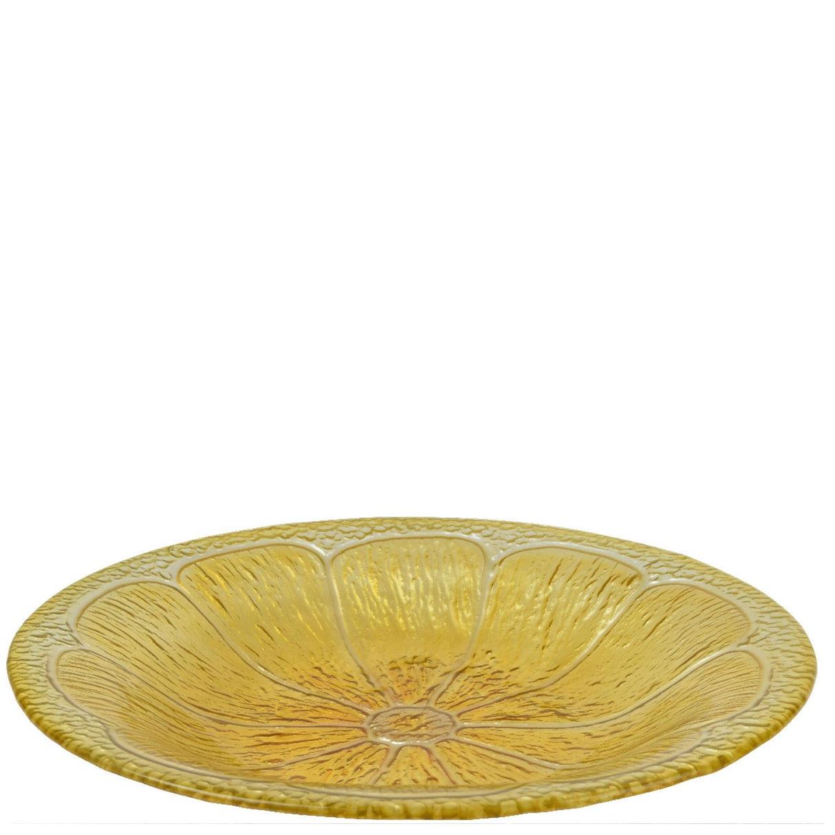 Kaemingk 41cm Lemon Glass Bowl
