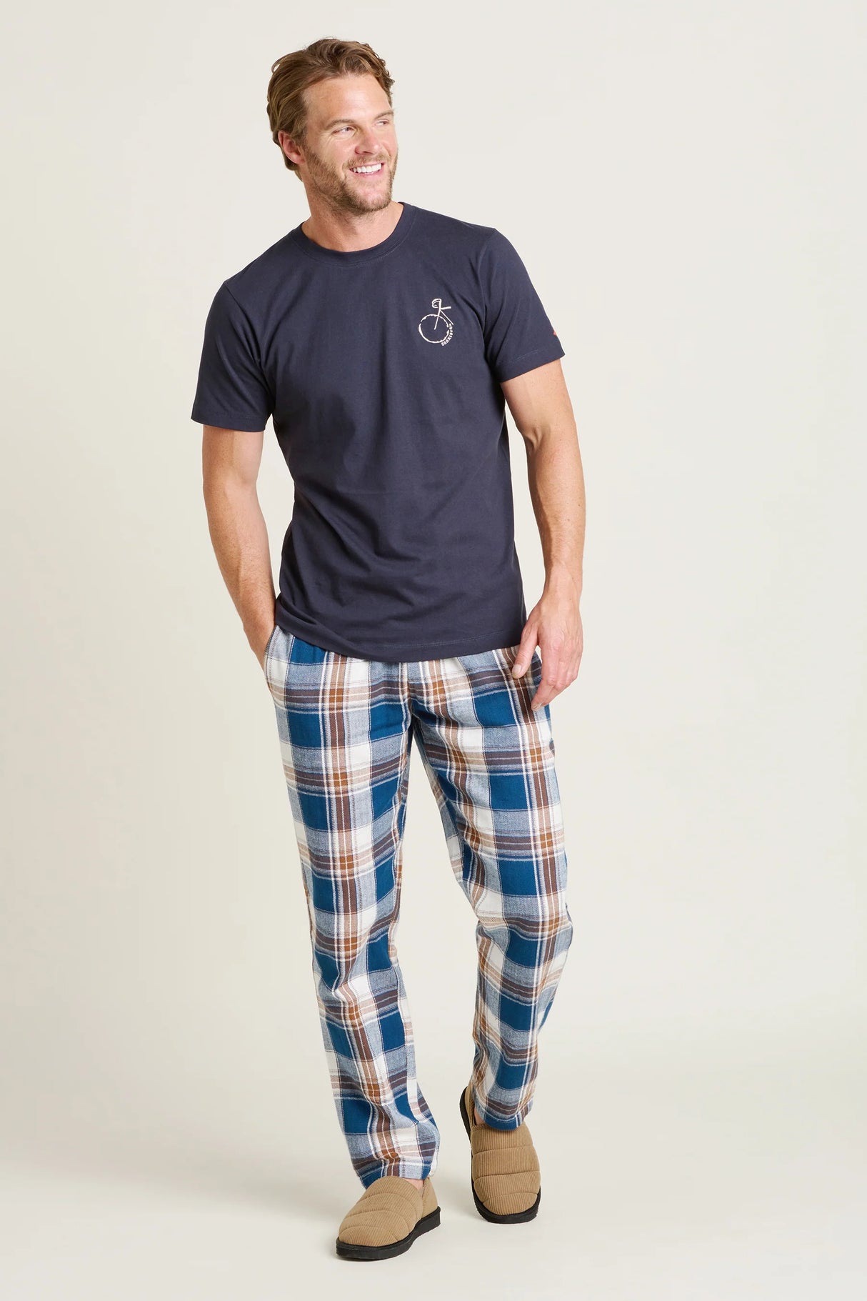 Brakeburn 38 Winter Check Pajama Bottoms