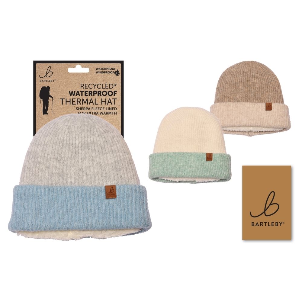 Bartleby Ladies Recycled Waterproof Hat - (Choice of 3) - Contrast Brim