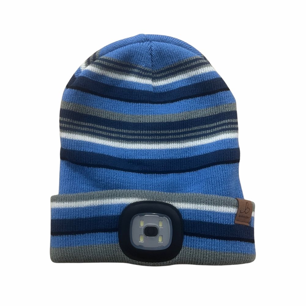 Bartleby Striped Childs Hat with LED Light