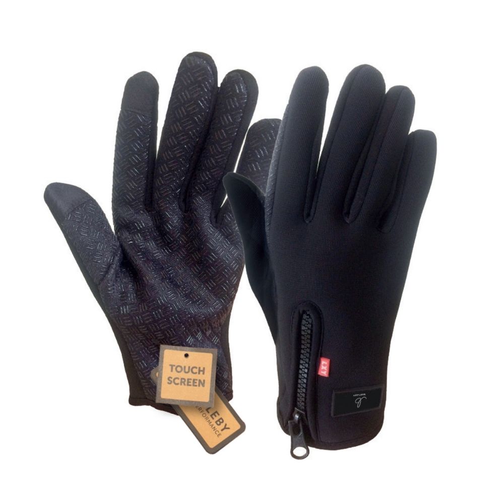 Bartleby Unisex Sports Gripper Gloves - Black