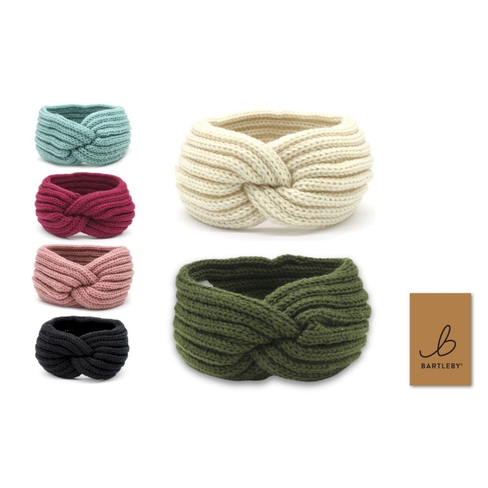Bartleby Wool Knitted Head Band - (Choice of 6)