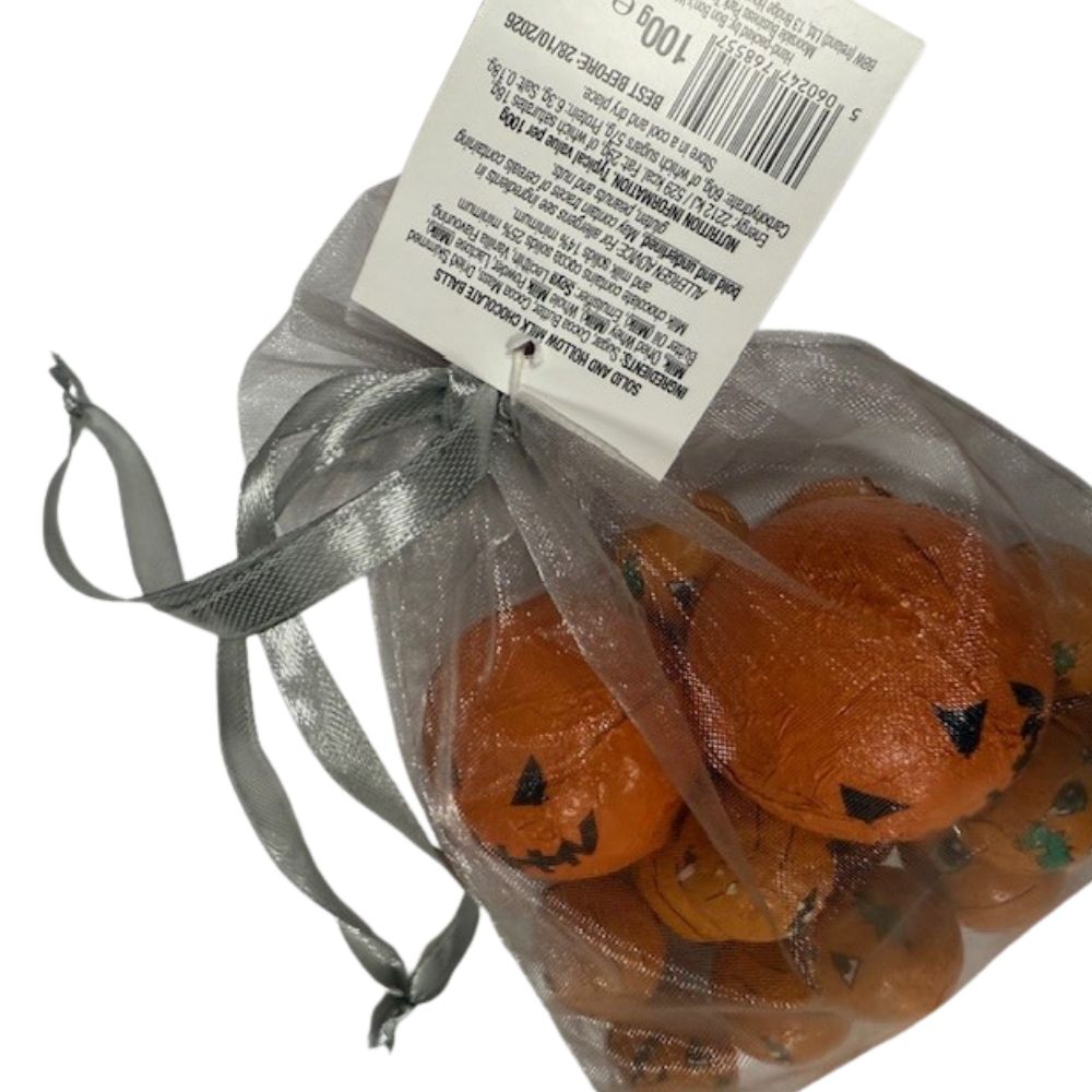 Bon Bon's 100g Gourmet Chocolate Pumpkin Pouch