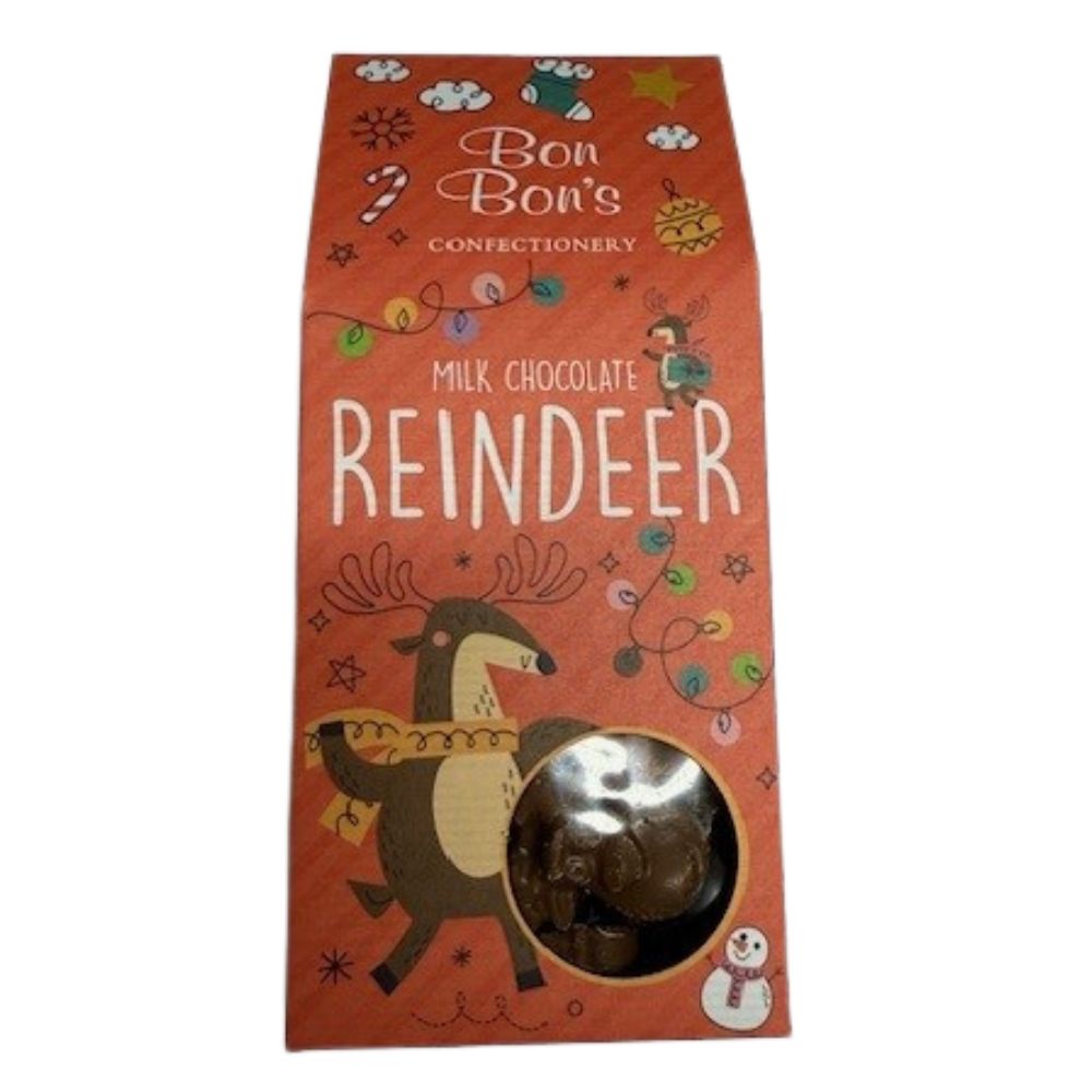 Bon Bon's 120g Chocolate Reindeer Carton