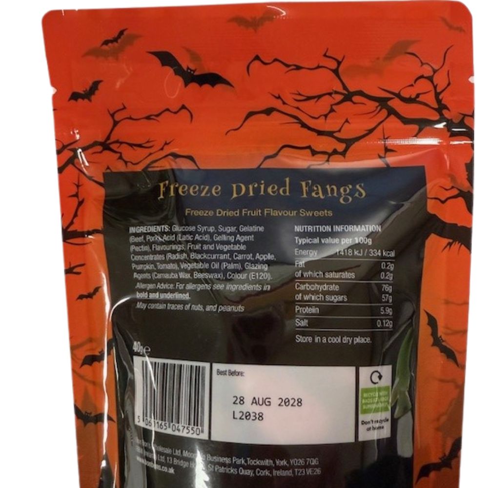 Bon Bon's 40g Freeze Dried Fangs