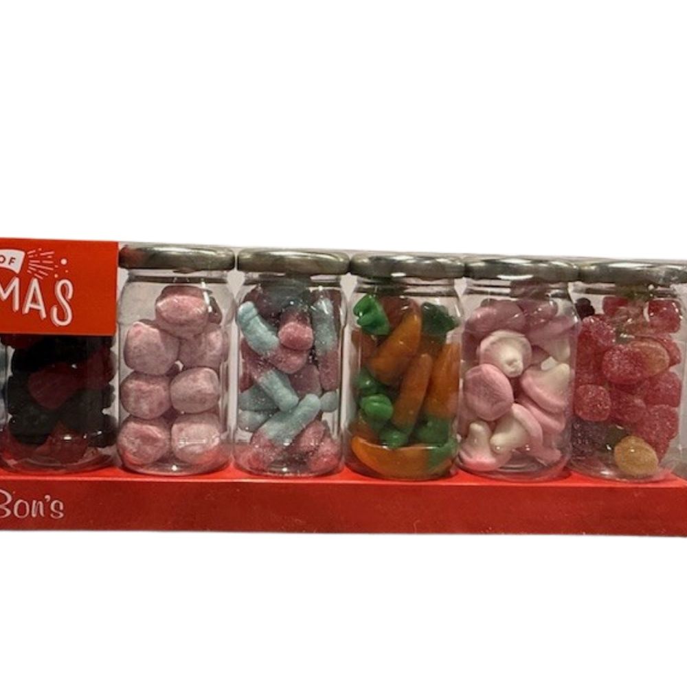 Bon Bon's 770g 12 Jars of Christmas