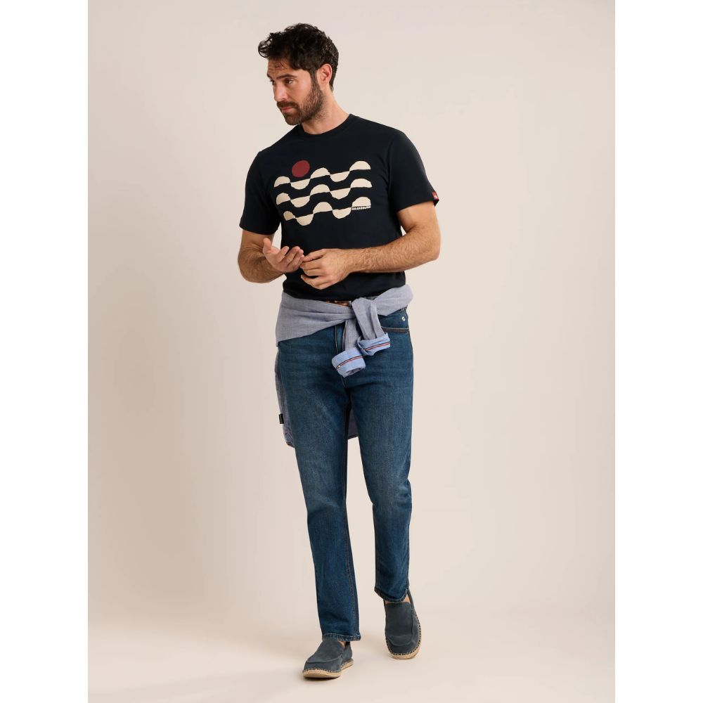 Brakeburn Pakenham T-Shirt - Navy