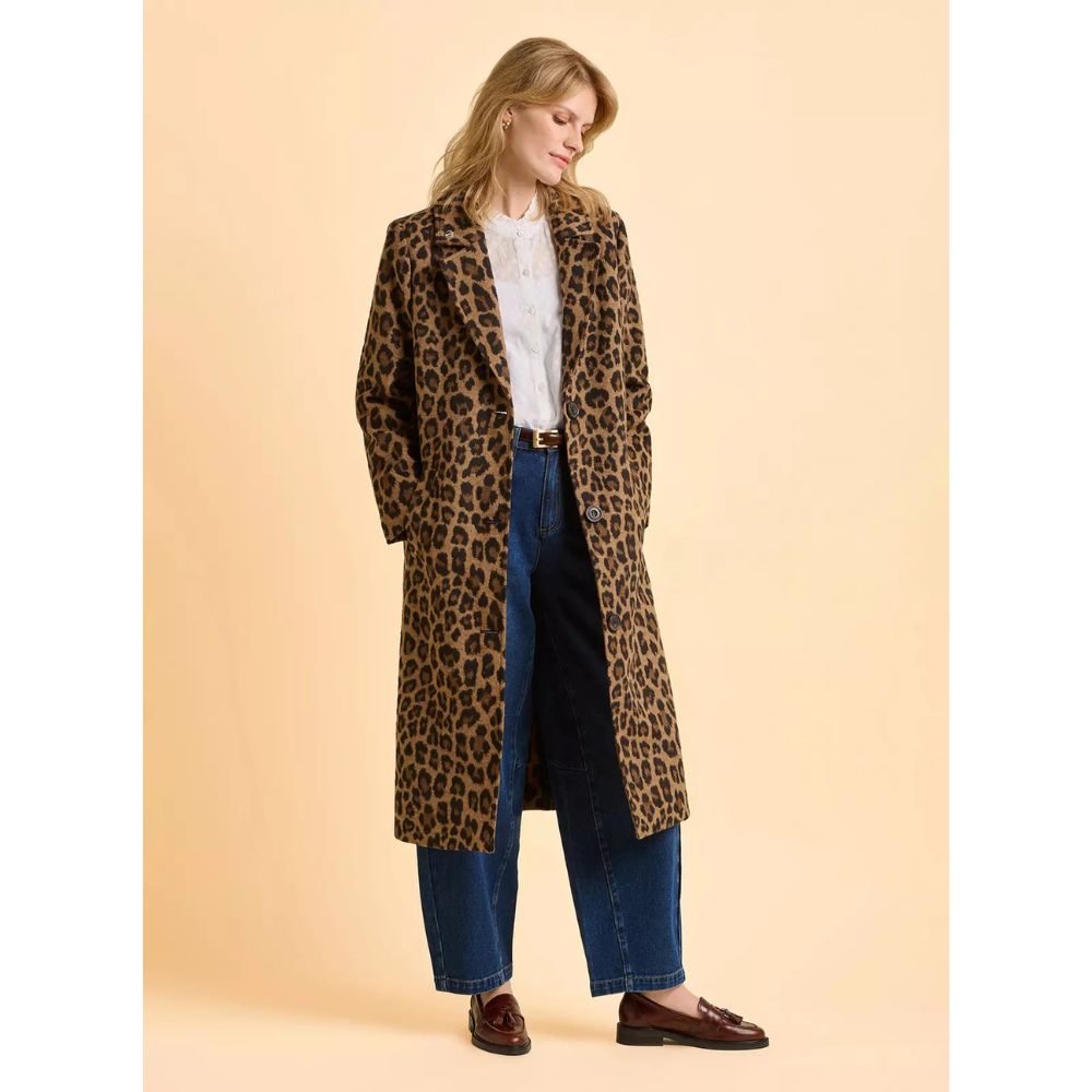 Brakeburn Twilight Leopard Print Coat