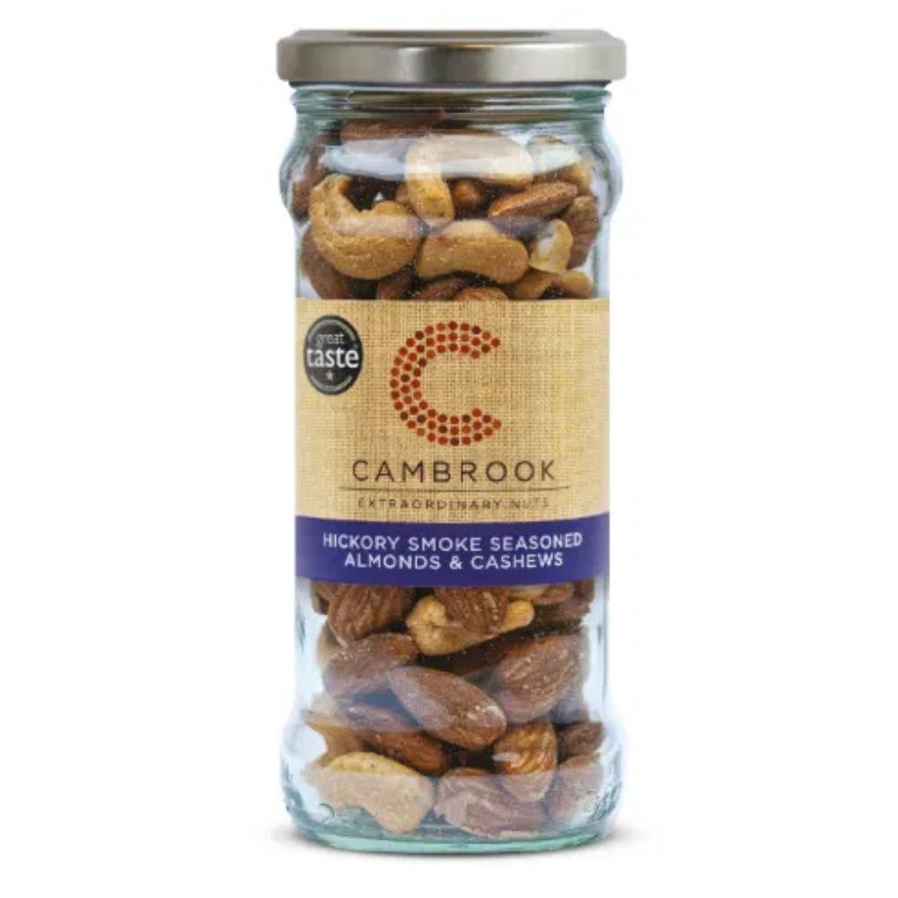 Cambrook 180g Hickory Smoke Seasoned Almonds & Cashews
