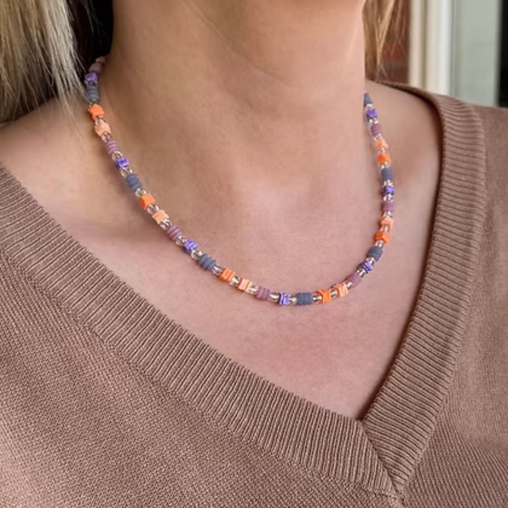 Carrie Elspeth Candy Confetti Beaded Necklace - Trio Full