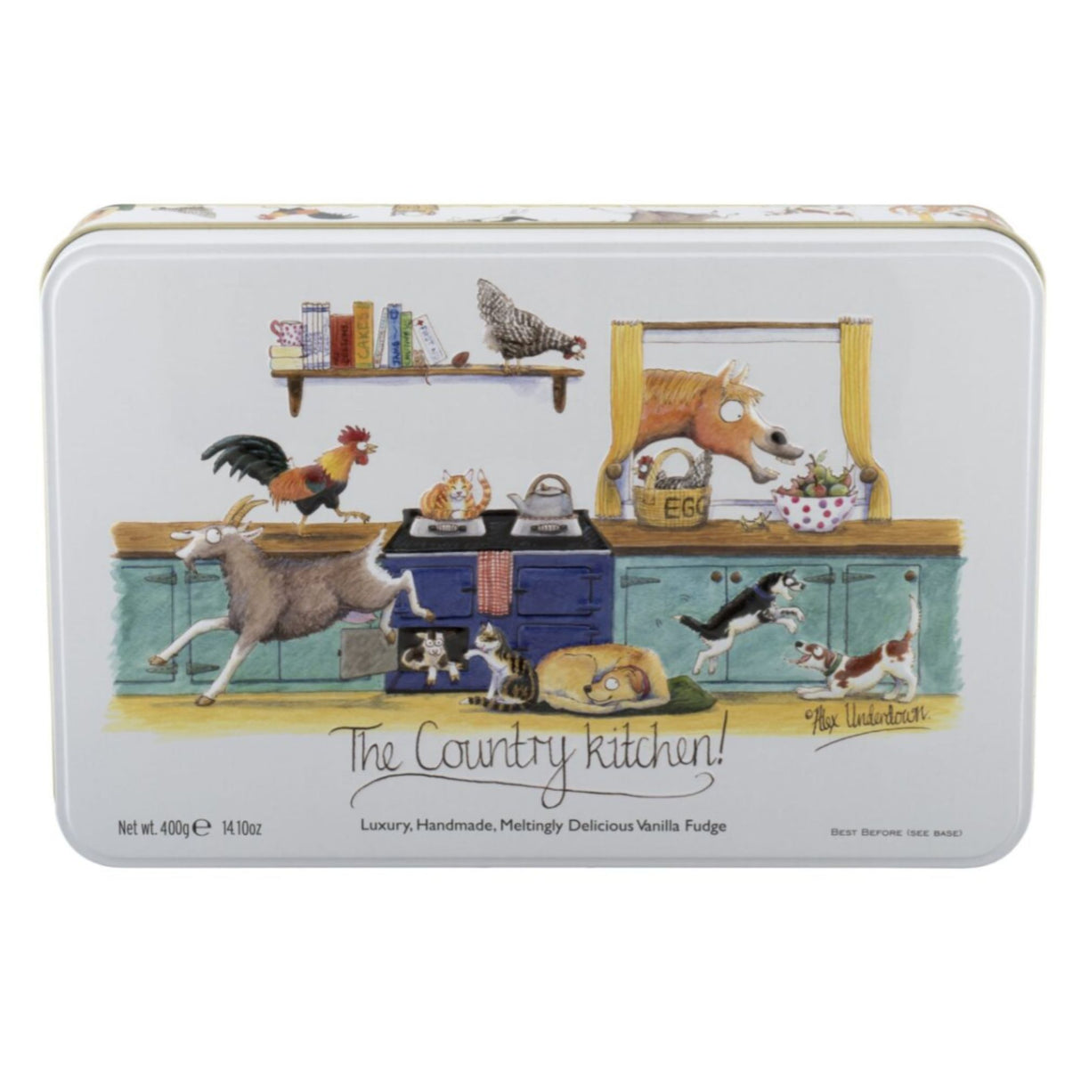 Gardiners of Scotland 400g Country Kitchen Vanilla Fudge Tin