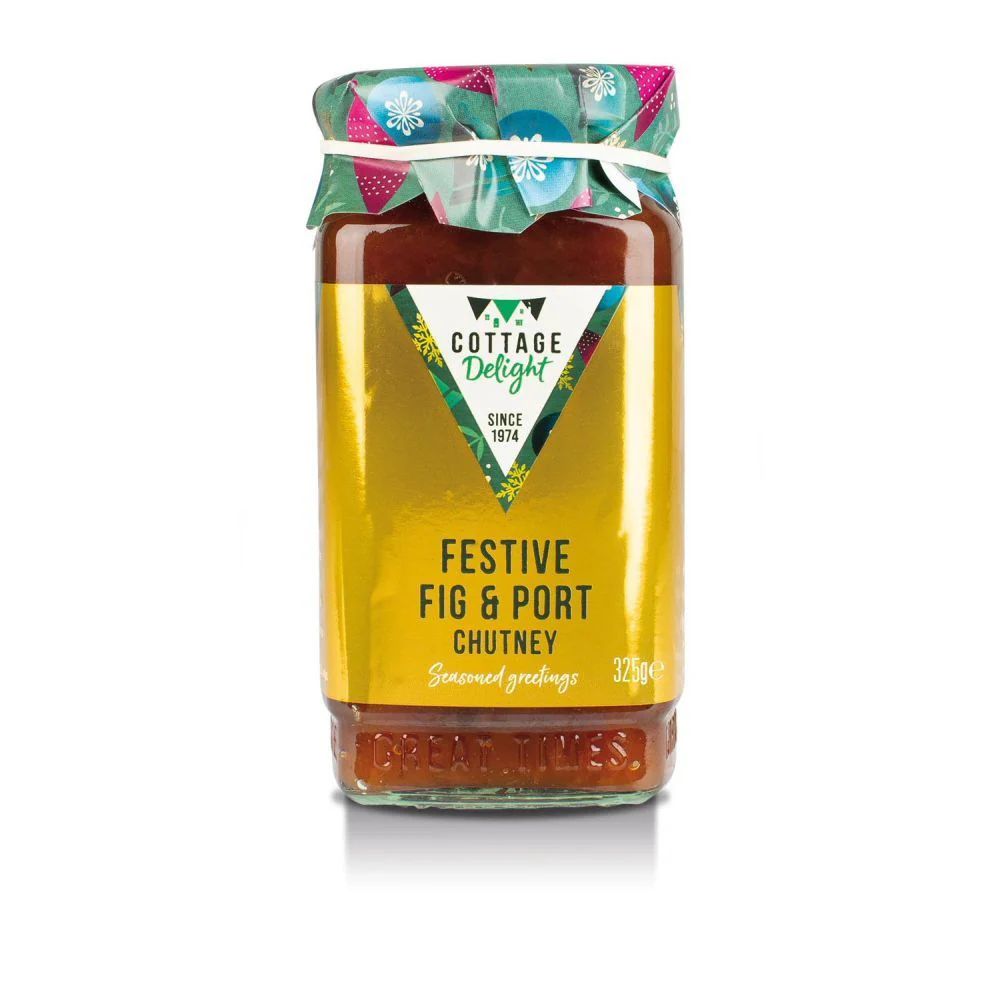 Cottage Delight 325g Festive Fig & Port Chutney