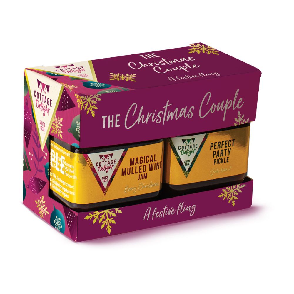 Cottage Delight The Christmas Couple Festive Jam & Chutney Set
