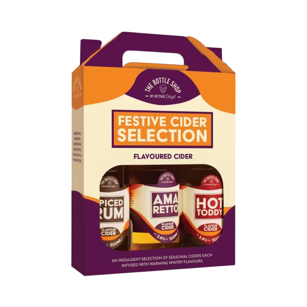Cottage Delight 500ml Festive Cider Selection Gift Set